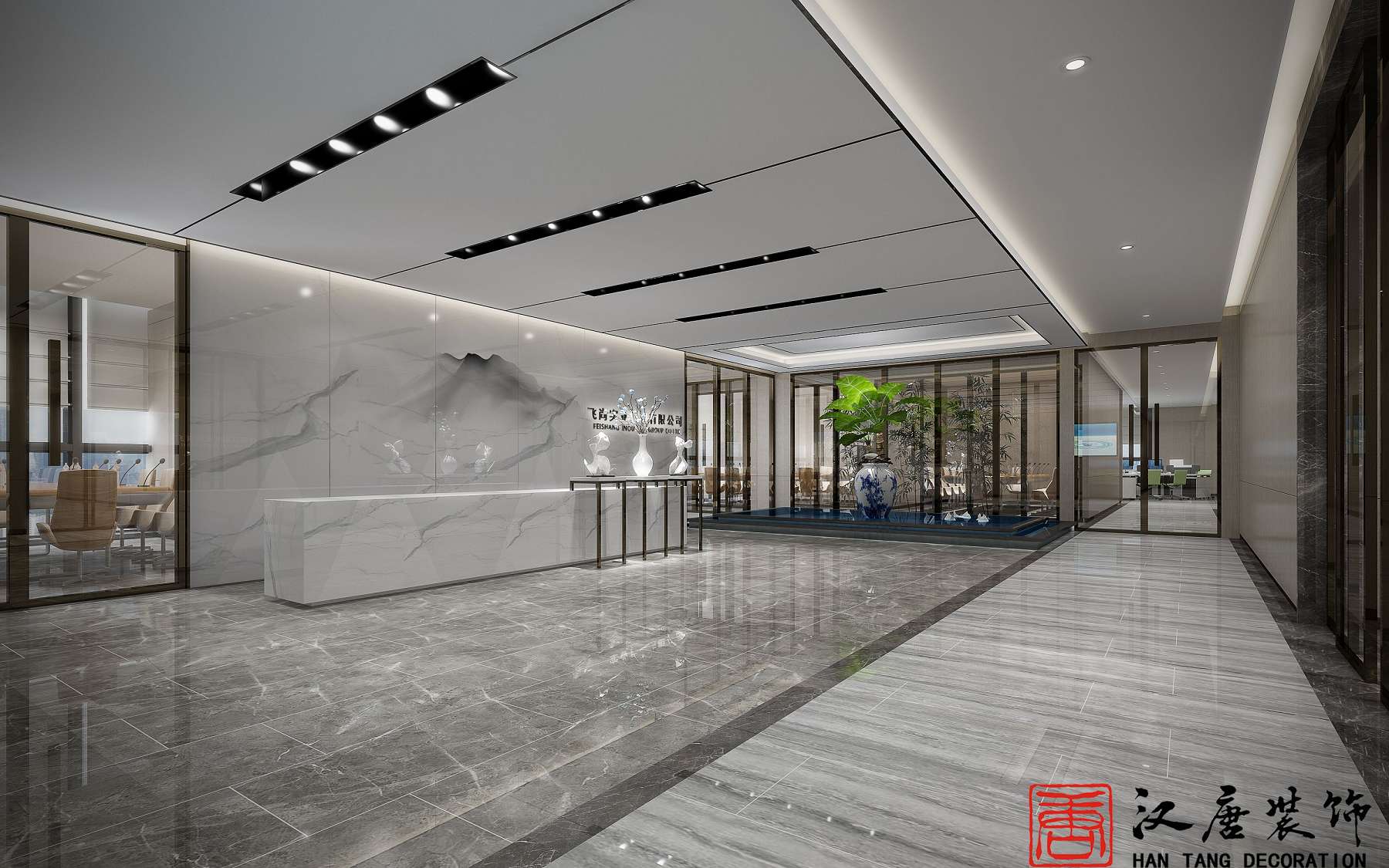 企业第一印象——办公形象墙设计