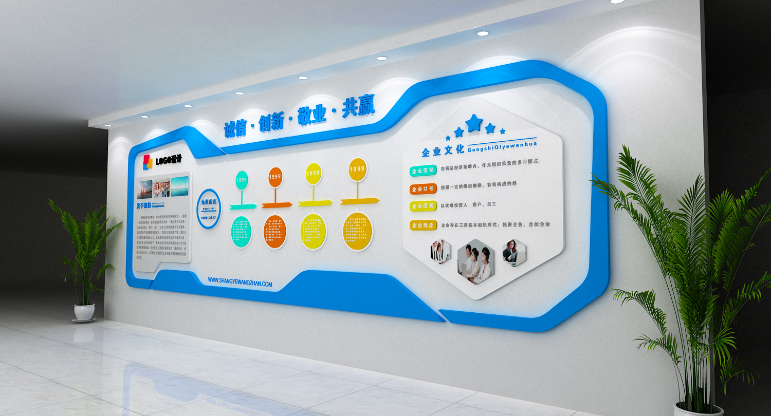 办公室装修|企业文化墙的魅力